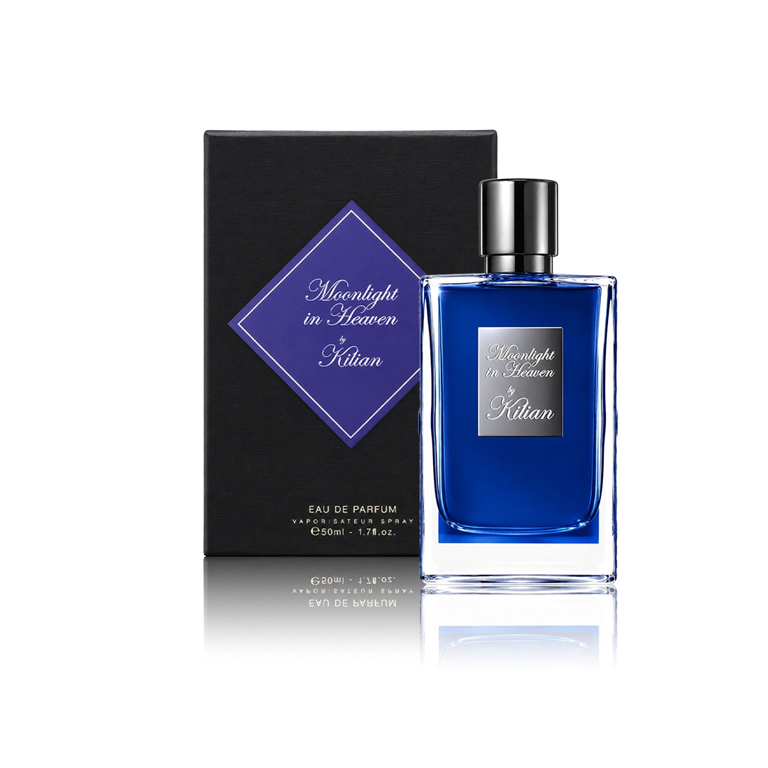 By Kilian Moonlight in Heaven Eau de Parfum 50 ml Flakon mit Originalverpackung auf weißem Hintergrund