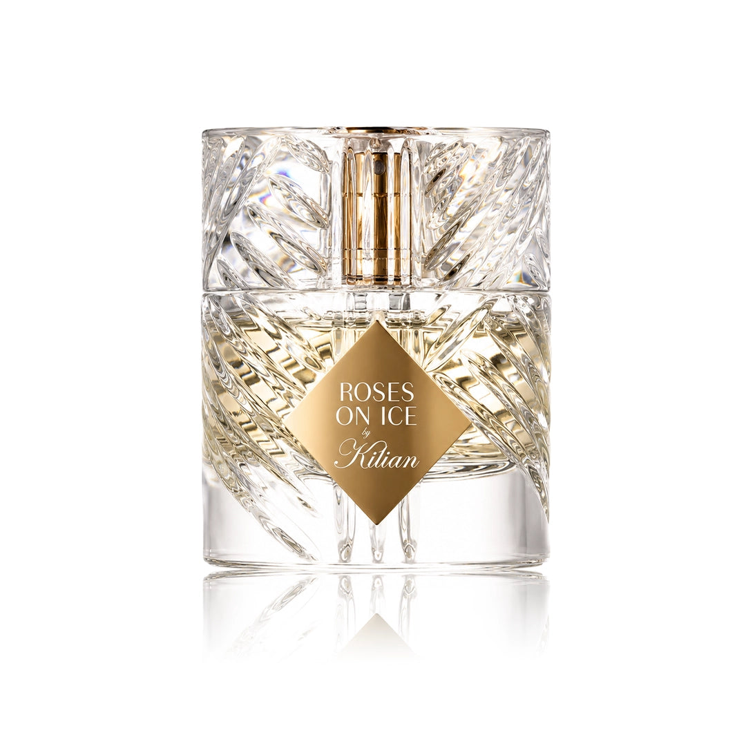 By Kilian Rose on Ice Eau de Parfum 50 ml Flakon auf weißem Hintergrund