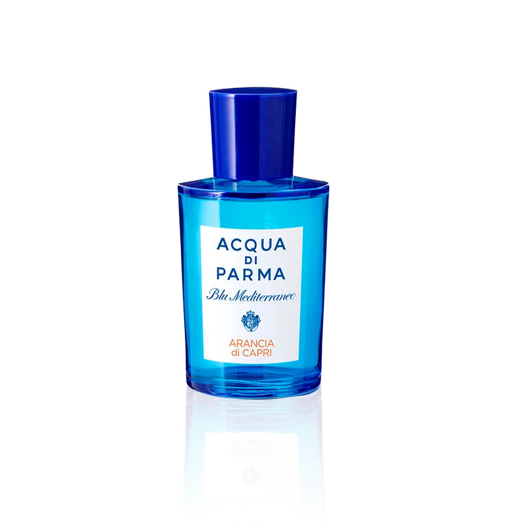 Acqua di Parma Colonia Intensa Eau de Cologne Flakon mit Verpackung auf weißem Hintergrund