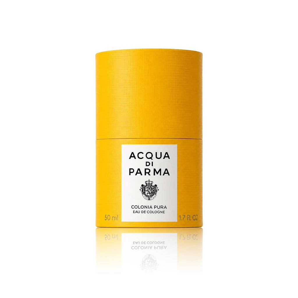 Acqua di Parma Colonia Pura Eau de Cologne Spray 50 ml mit Originalverpackung auf weißem Hintergrund