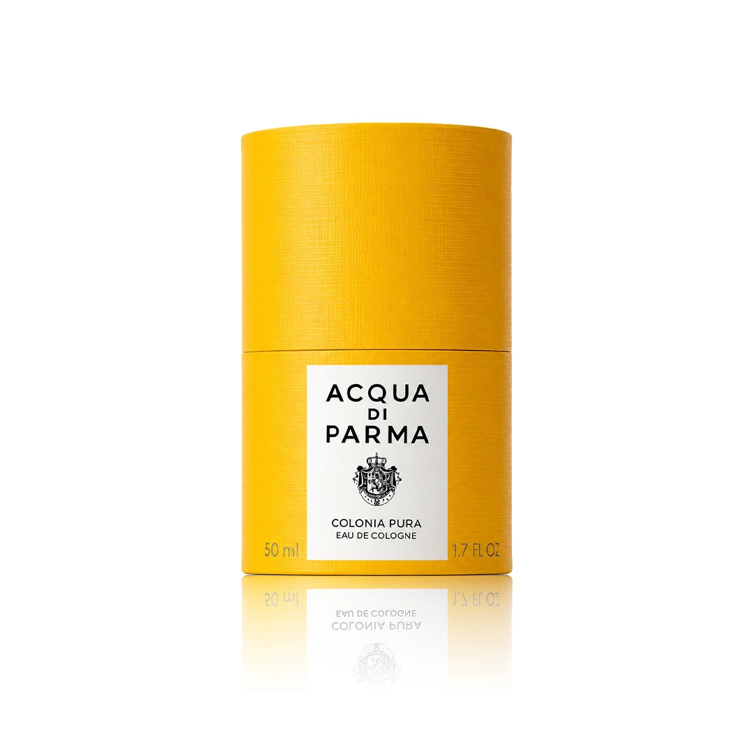 Acqua di Parma Colonia Pura Eau de Cologne Spray 50 ml mit Originalverpackung auf weißem Hintergrund