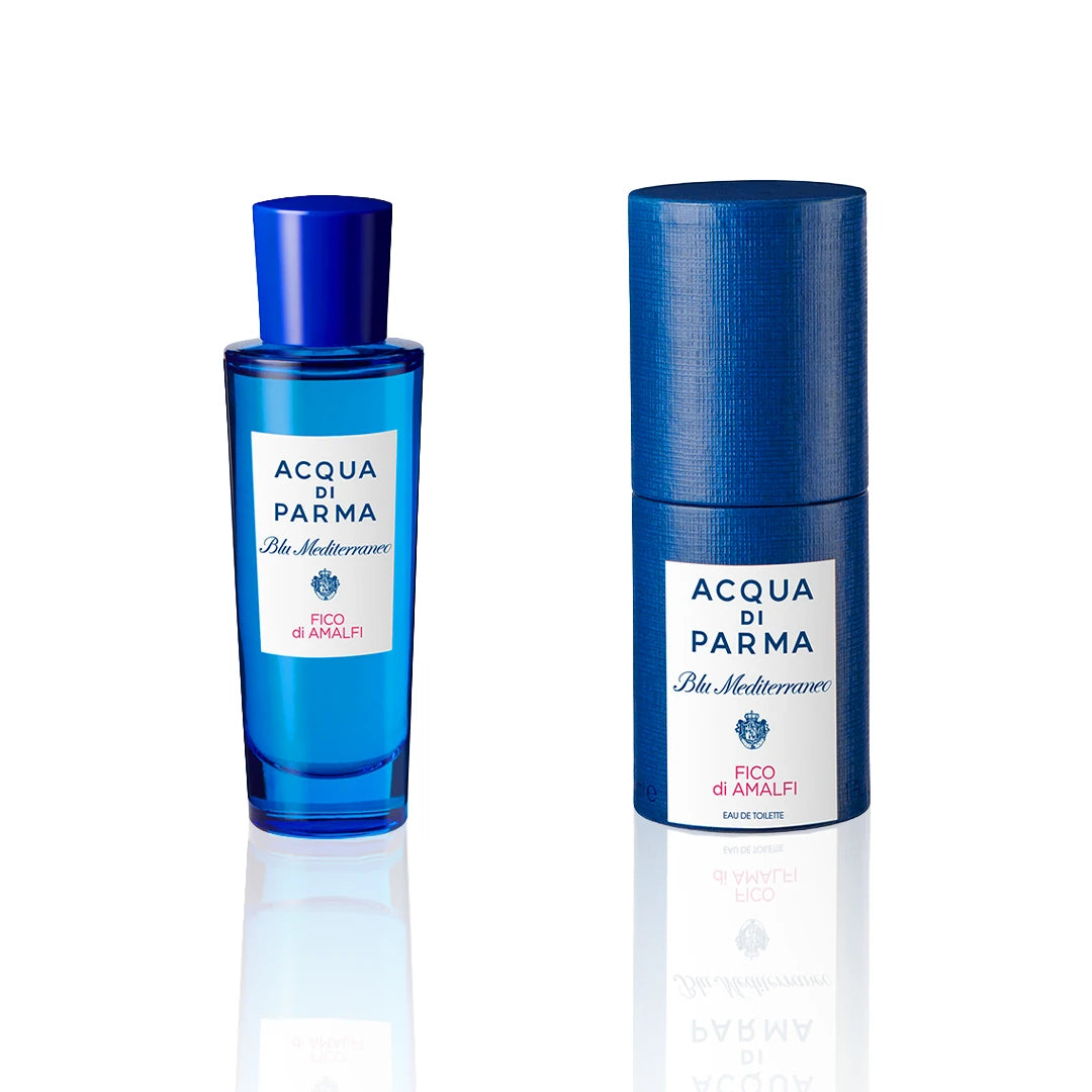 Acqua di Parma Fico di Amalfi Eau de Toilette Flakon auf weißem Hintergrund