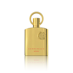 Afnan Supremacy Gold Eau de Parfum 100 ml Flakon freigestellt auf transparentem Hintergrund