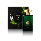 Amouage Epic Man Eau de Parfum 100 ml Flakon mit Originalverpackung auf weißem Hintergrund