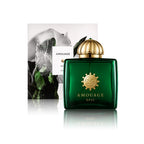 Amouage Epic Eau de Parfum 100 ml Flakon mit Originalverpackung auf weißem Hintergrund
