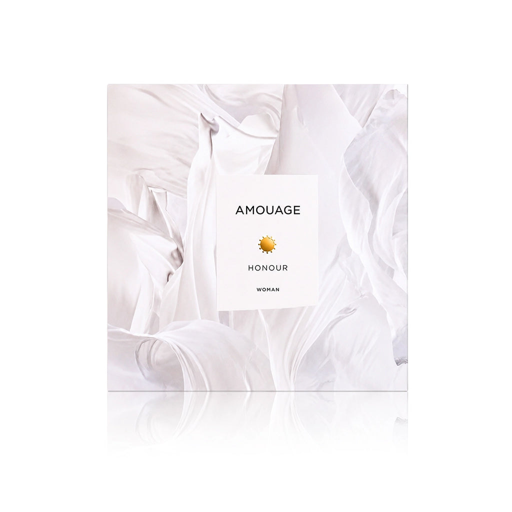 Amouage Honour Eau de Parfum 100 ml mit Originalverpackung auf weißem Hintergrund