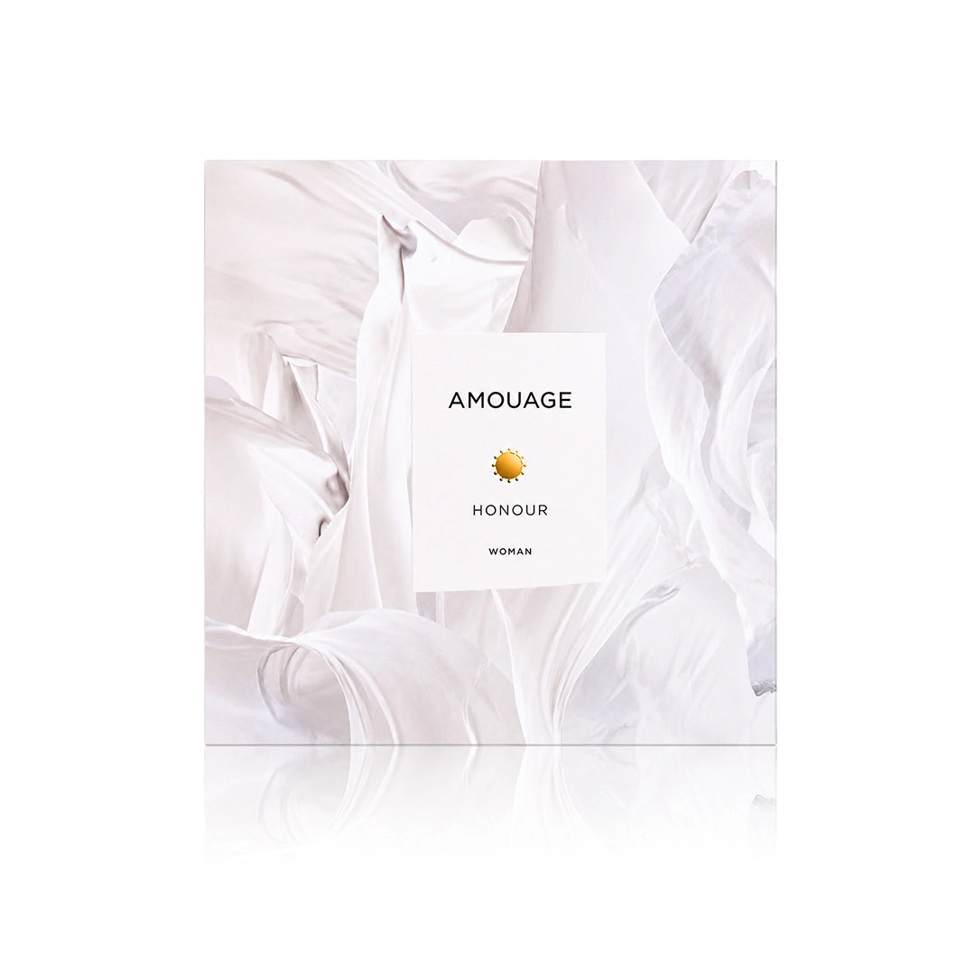Amouage Honour Eau de Parfum 100 ml mit Originalverpackung auf weißem Hintergrund