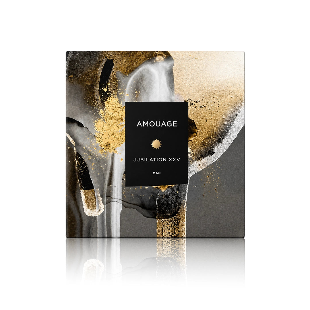 Amouage Jubilation Man 25 Eau de Parfum 100 ml mit Originalverpackung auf weißem Hintergrund