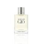 Armani Acqua di Giò Eau de Toilette 100 ml mit Verpackung auf weißem Hintergrund.
