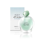 Armani Acqua di Gioia Eau de Parfum 100 ml Flakon mit Originalverpackung auf weißem Hintergrund