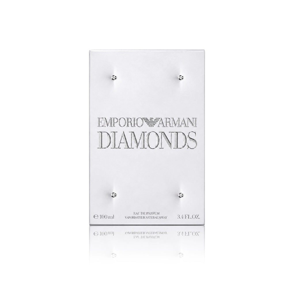 Armani Diamonds Eau de Toilette 100 ml Originalverpackung auf weißem Hintergrund