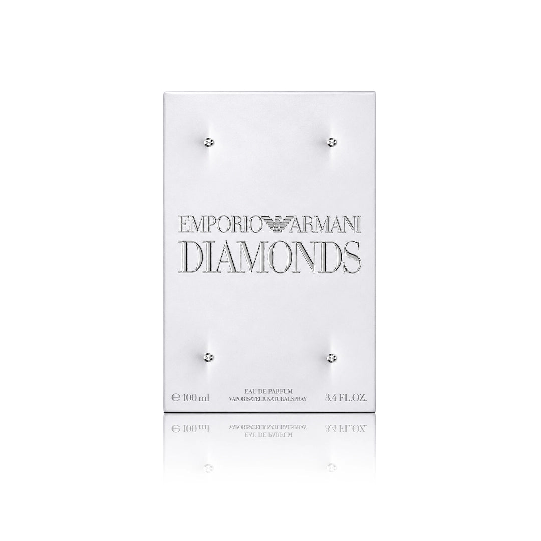 Armani Diamonds Eau de Toilette 100 ml Originalverpackung auf weißem Hintergrund