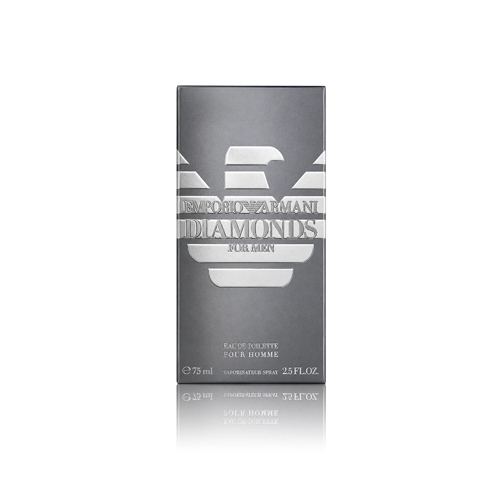 Armani Diamonds Eau de Parfum 75 ml Originalverpackung auf weißem Hintergrund