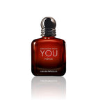 Armani Stronger With You Parfum 50 ml Flakon auf weißem Hintergrund.