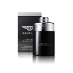 Bentley for Men Black Edition Eau de Parfum 100 ml Flakon mit Originalverpackung auf weißem Hintergrund