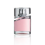 Hugo Boss Femme Eau de Parfum 75 ml Flakon auf weißem Hintergrund