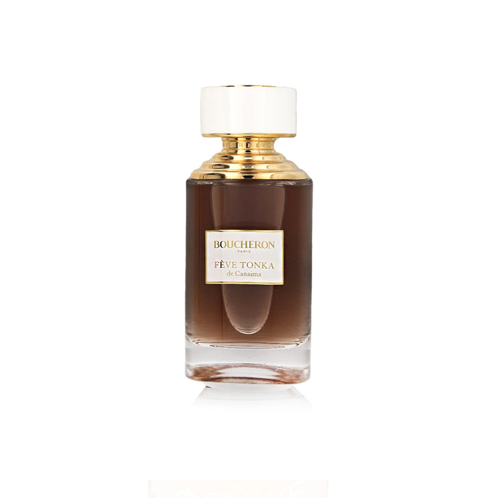 Boucheron Tonka de Canaima Eau de Parfum 125 ml Flakon auf weißem Hintergrund.