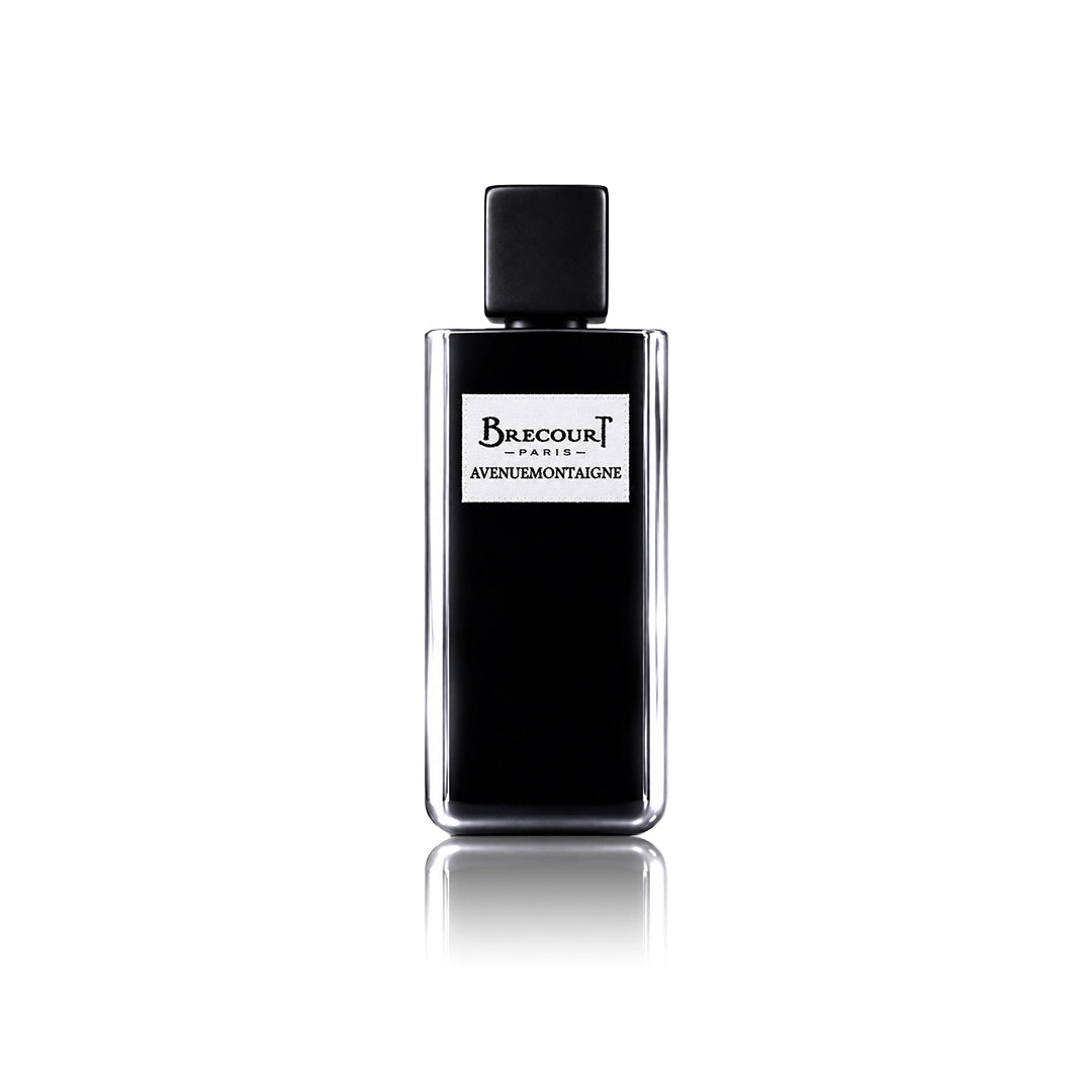 Brecourt Avenue Montaigne Eau de Parfum 100 ml Flakon auf weißem Hintergrund