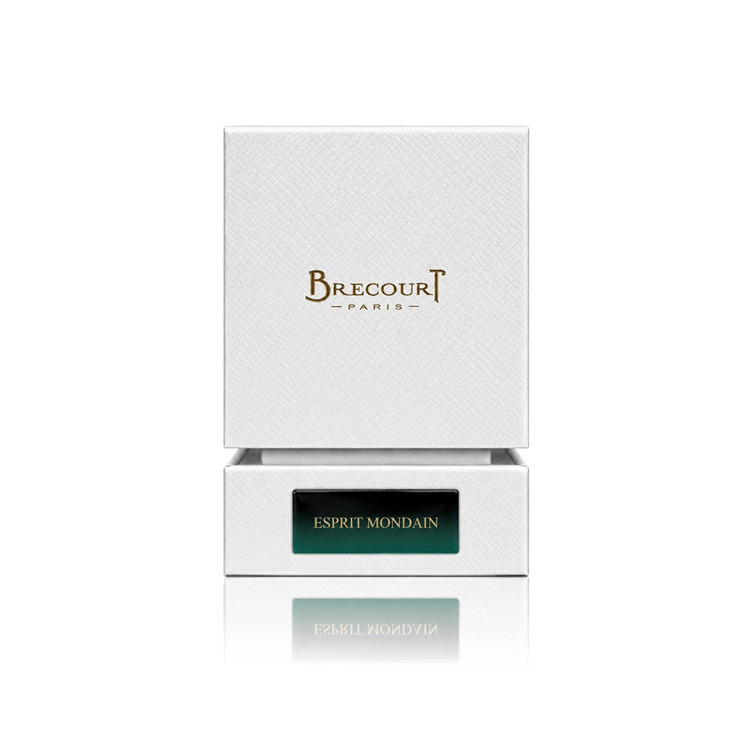 Brecourt Esprit Mondain Eau de Parfum 100 ml mit Originalverpackung auf weißem Hintergrund