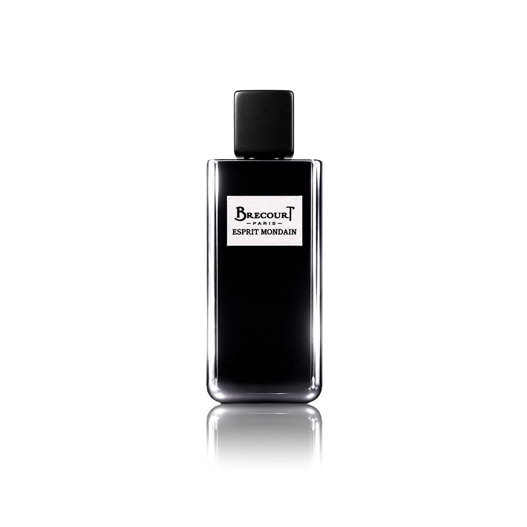 Brecourt Esprit Mondain Eau de Parfum 100 ml Flakon auf weißem Hintergrund