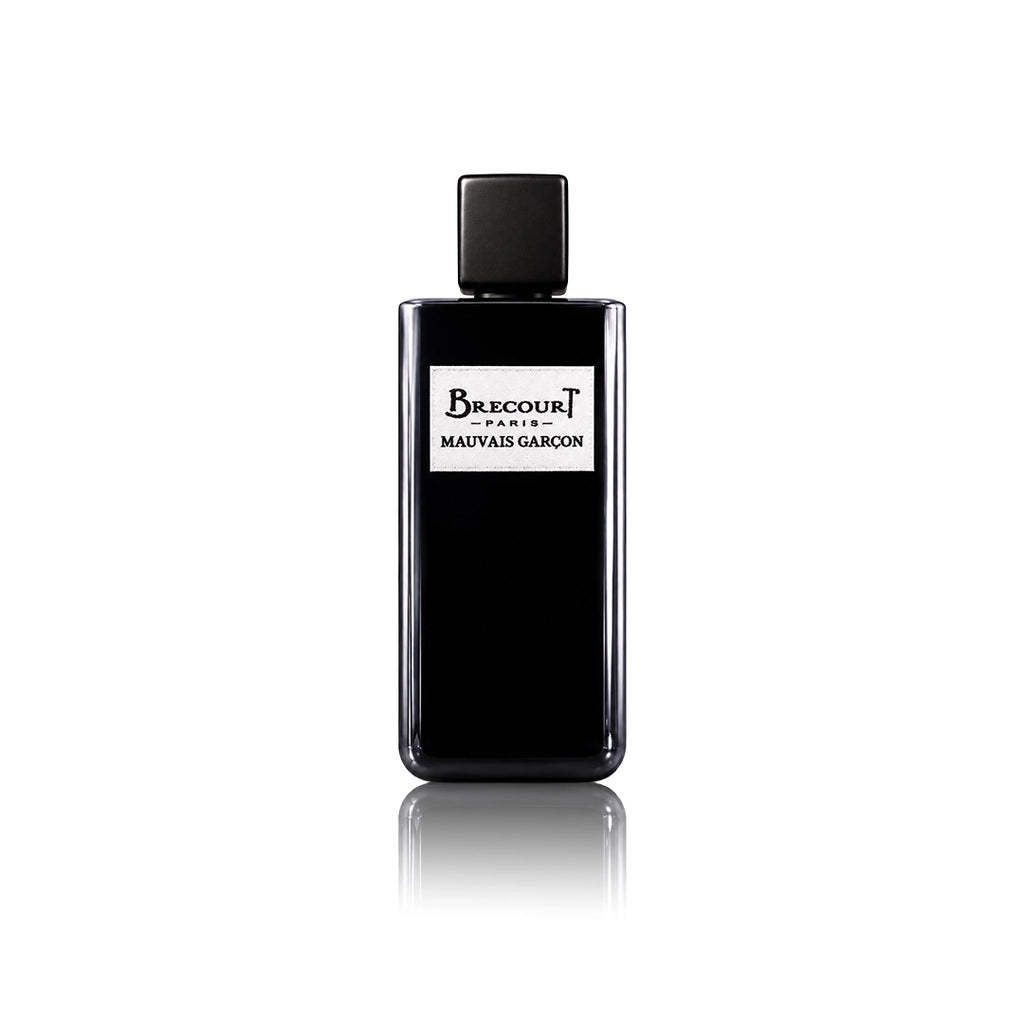 Brecourt Mauvais Garçon Eau de Parfum 100 ml Flakon auf weißem Hintergrund
