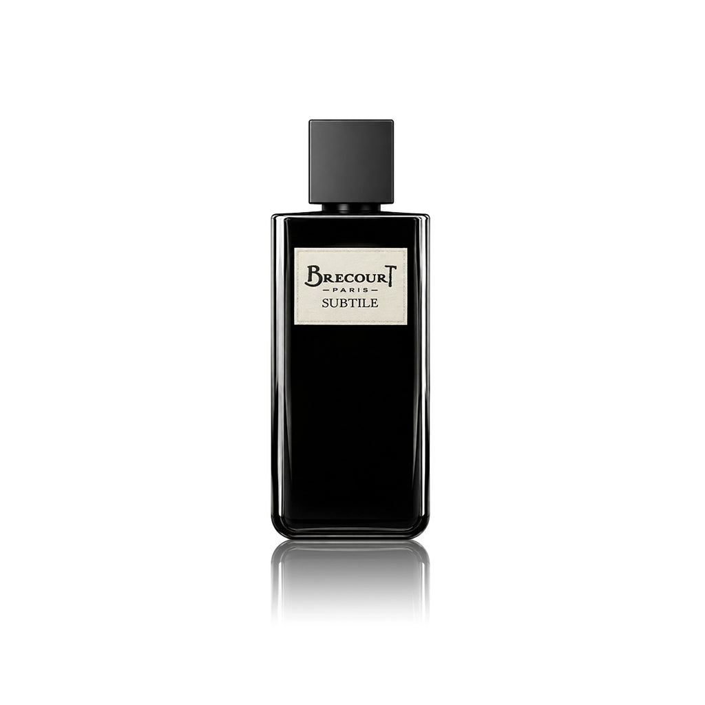 Brecourt Subtile Eau de Parfum 100 ml Flakon auf weißem Hintergrund