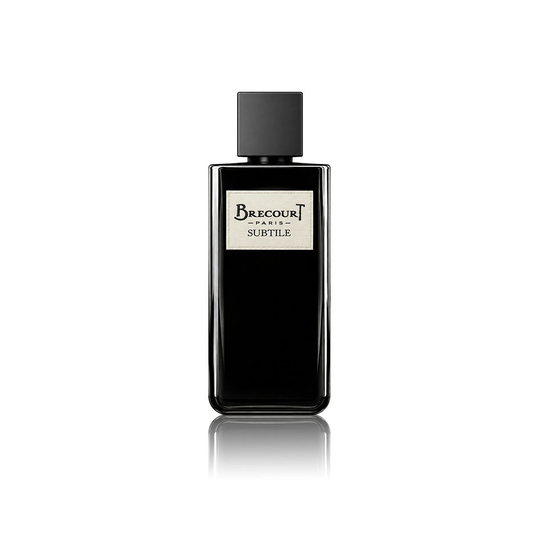 Brecourt Subtile Eau de Parfum 100 ml Flakon auf weißem Hintergrund