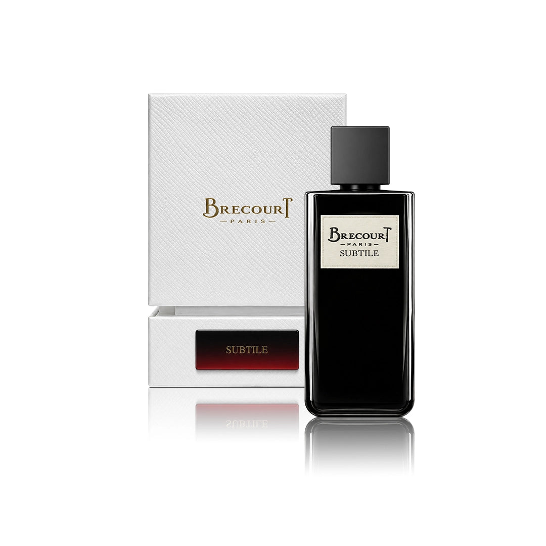 Brecourt Subtile Eau de Parfum 100 ml Flakon mit Originalverpackung auf weißem Hintergrund