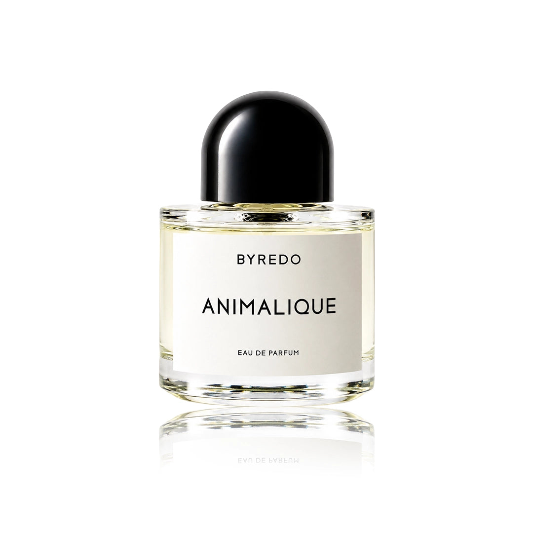 Byredo Animalique Eau de Parfum 100 ml Flakon auf weißem Hintergrund
