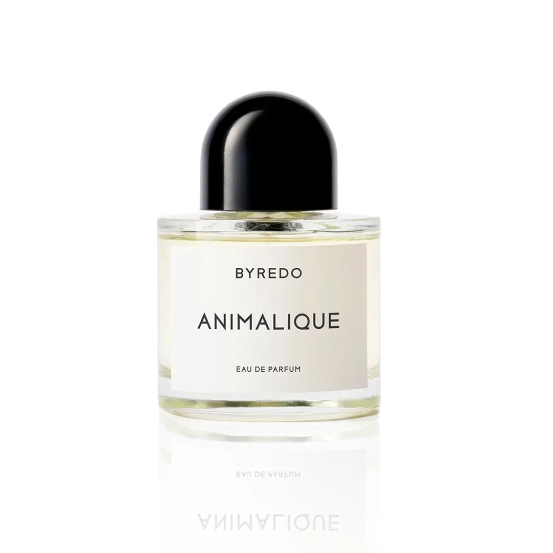 Byredo Animalique Eau de Parfum 100 ml Flakon auf weißem Hintergrund
