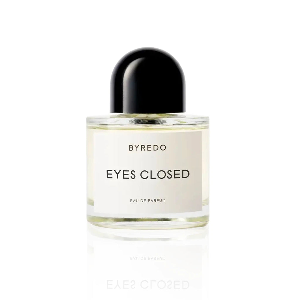 Byredo Eyes Closed Eau de Parfum 100 ml Flakon auf weißem Hintergrund