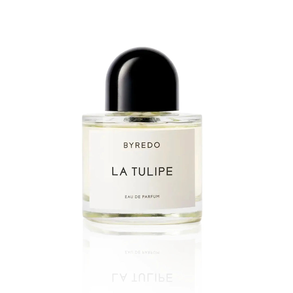 Byredo La Tulipe Eau de Parfum 100 ml Flakon auf weißem Hintergrund