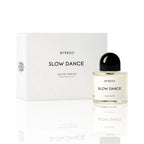Byredo Slow Dance Eau de Parfum 100 ml Flakon mit Originalverpackung auf weißem Hintergrund