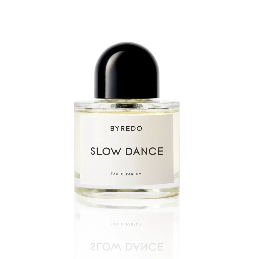 Byredo Slow Dance Eau de Parfum 100 ml Flakon auf weißem Hintergrund