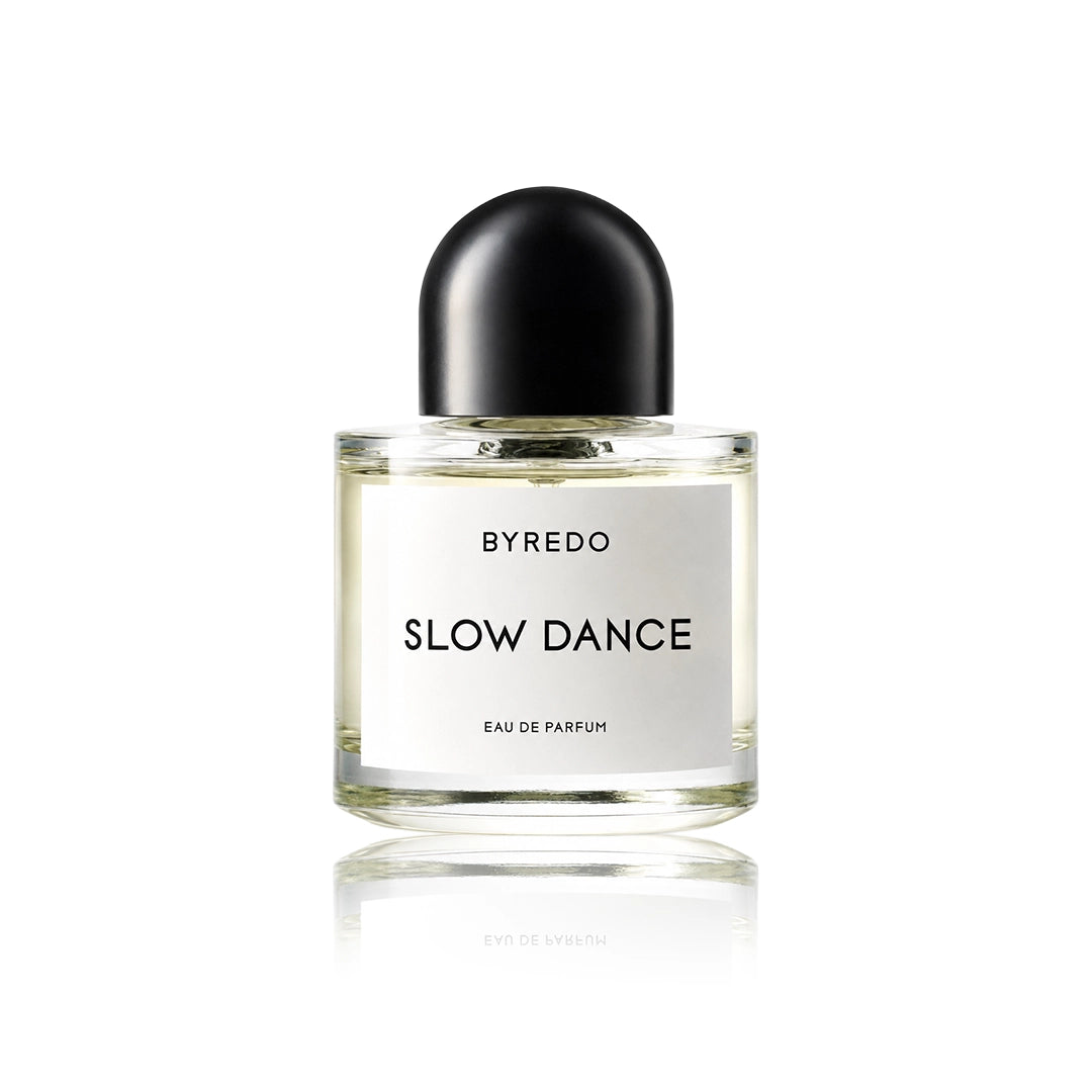 Byredo Slow Dance Eau de Parfum 100 ml Flakon auf weißem Hintergrund