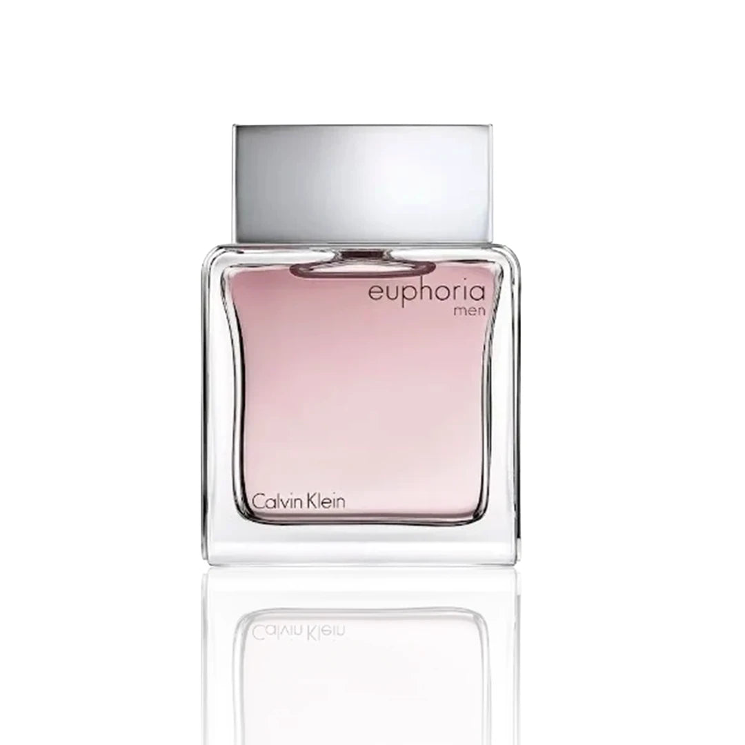 Calvin Klein Euphoria Men Eau de Toilette 100 ml Flakon auf weißem Hintergrund