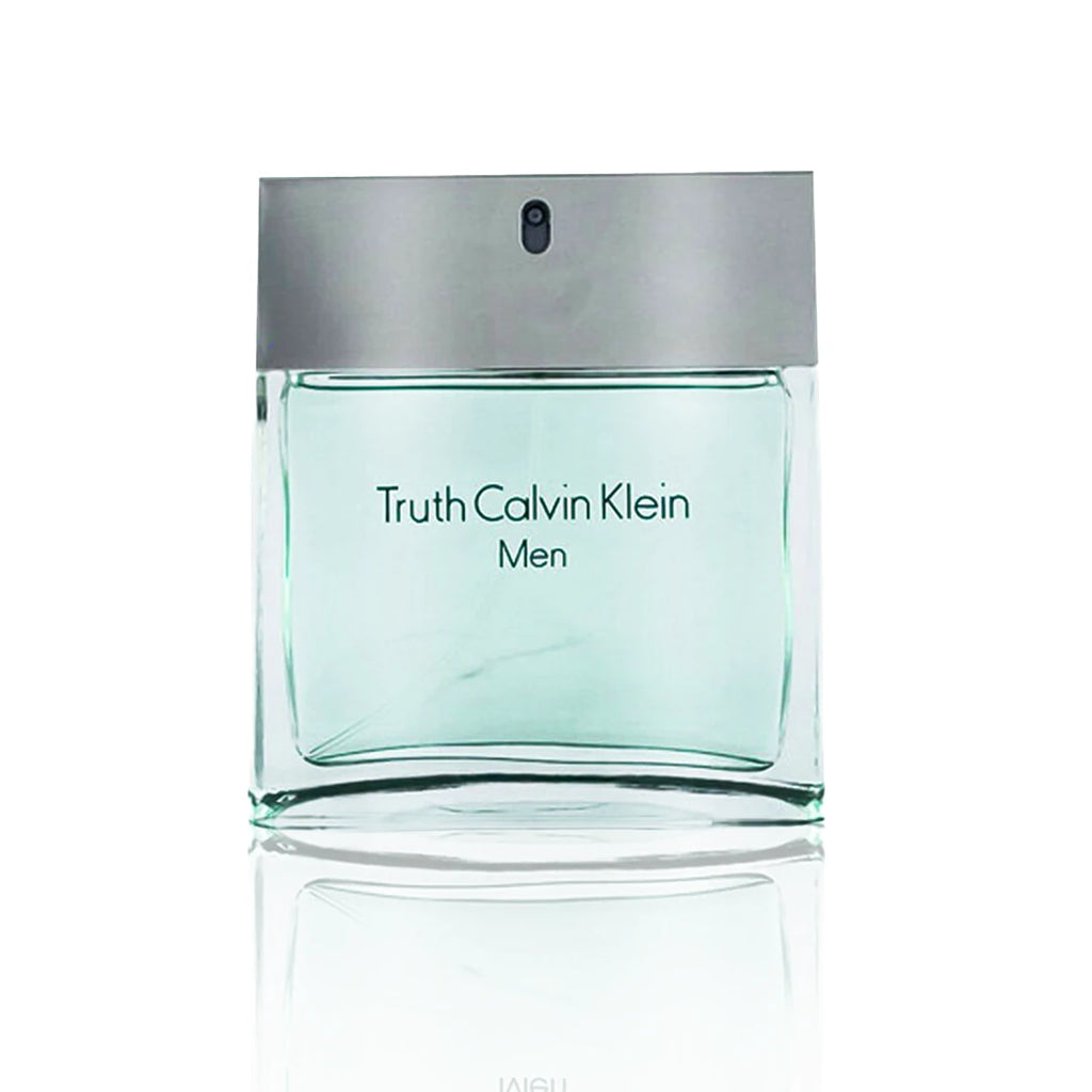 Calvin Klein Truth Men Eau de Toilette 100 ml Flakon auf weißem Hintergrund