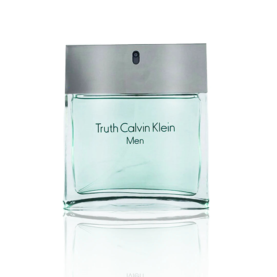 Calvin Klein Truth Men Eau de Toilette 100 ml Flakon auf weißem Hintergrund