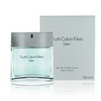 Calvin Klein Truth Men Eau de Toilette 100 ml Flakon mit Originalverpackung auf weißem Hintergrund