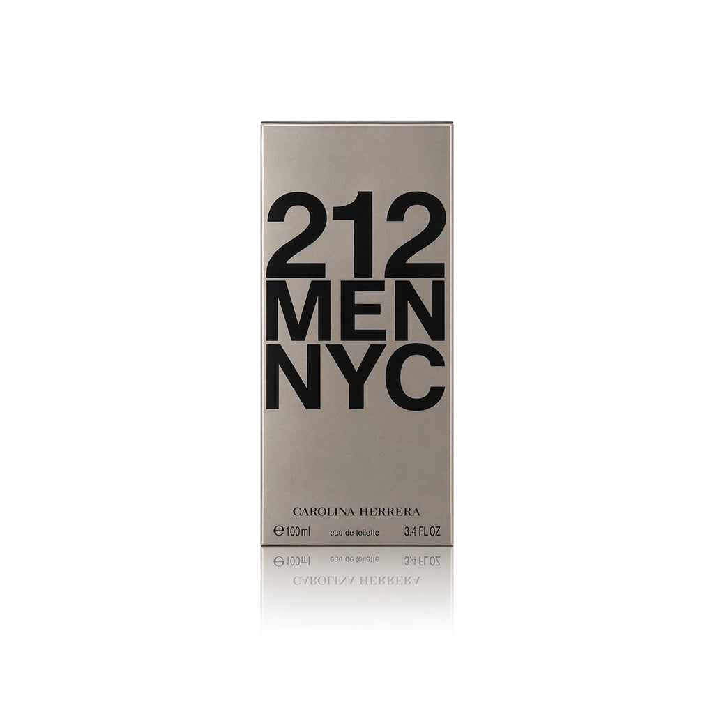 Carolina Herrera 212 Eau de Toilette mit Originalverpackung auf weißem Hintergrund