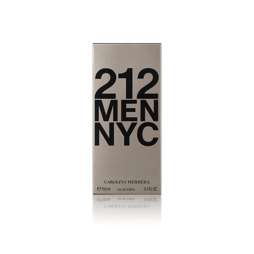 Carolina Herrera 212 Eau de Toilette mit Originalverpackung auf weißem Hintergrund