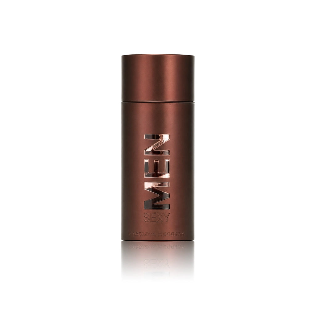 Carolina Herrera 212 Sexy Men Eau de Toilette 100 ml Flakon auf weißem Hintergrund