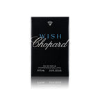 Chopard Wish Eau de Parfum 75 ml mit Originalverpackung auf weißem Hintergrund