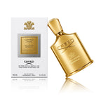 Creed Millésime Impérial Eau de Parfum 100 ml Flakon mit Originalverpackung auf weißem Hintergrund der Flakon ist nach links gekippt
