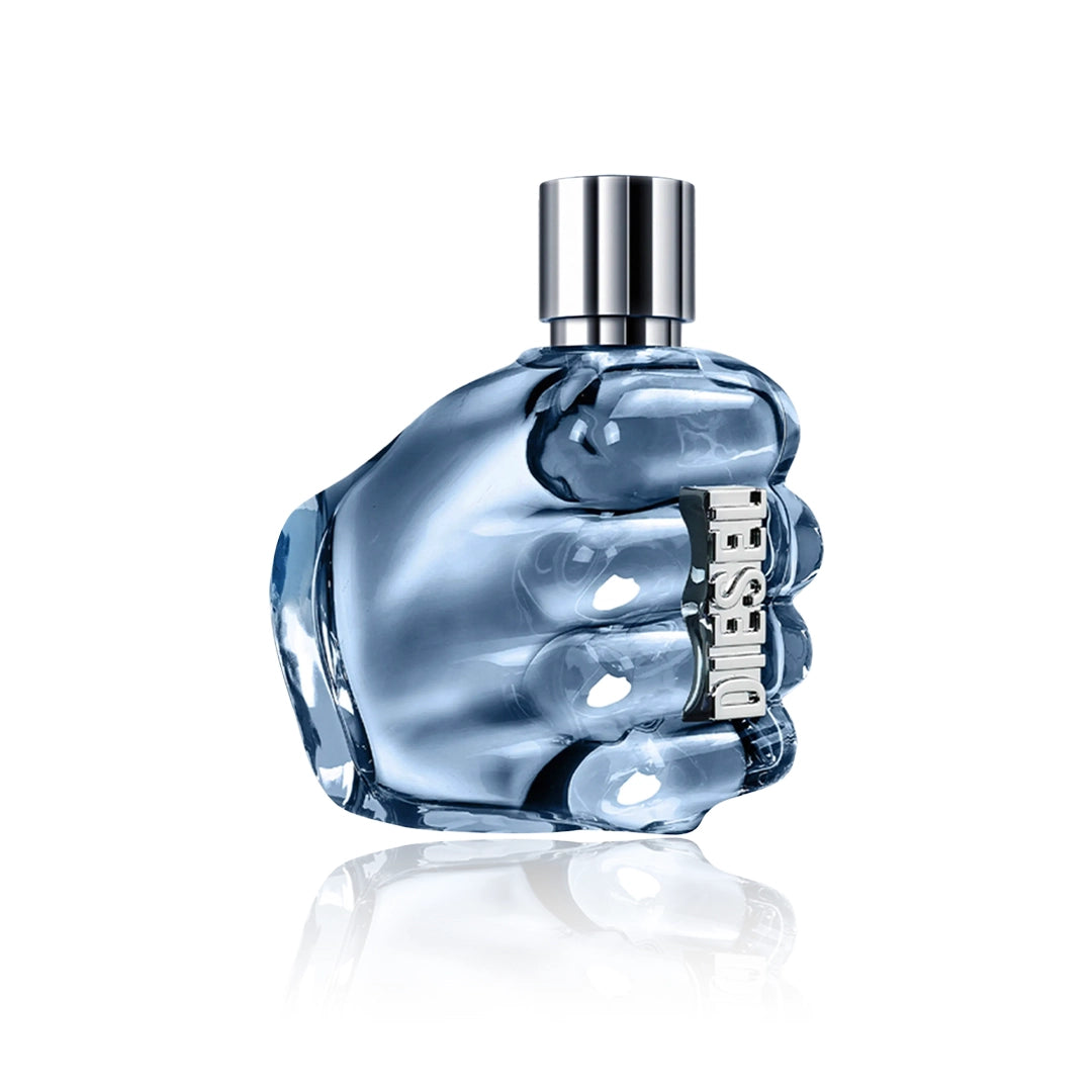 Diesel Only The Brave Pour Homme Eau de Toilette Spray 125 ml Flakon auf weißem Hintergrund