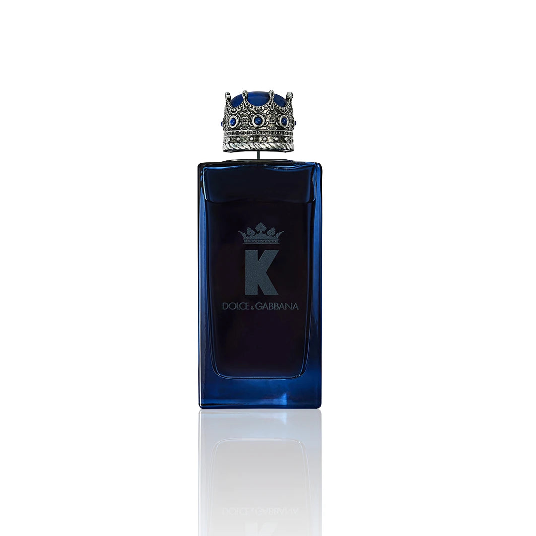 Dolce & Gabbana K Eau de Parfum Intense Spray 100 ml Flakon auf weißem Hintergrund