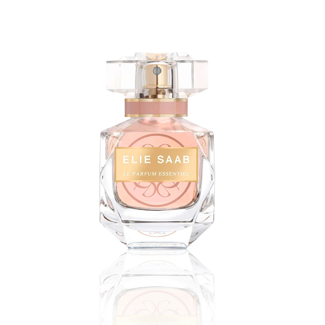 Elie Saab Le Parfum Essentiel Eau de Parfum 30 ml Flakon auf weißem Hintergrund