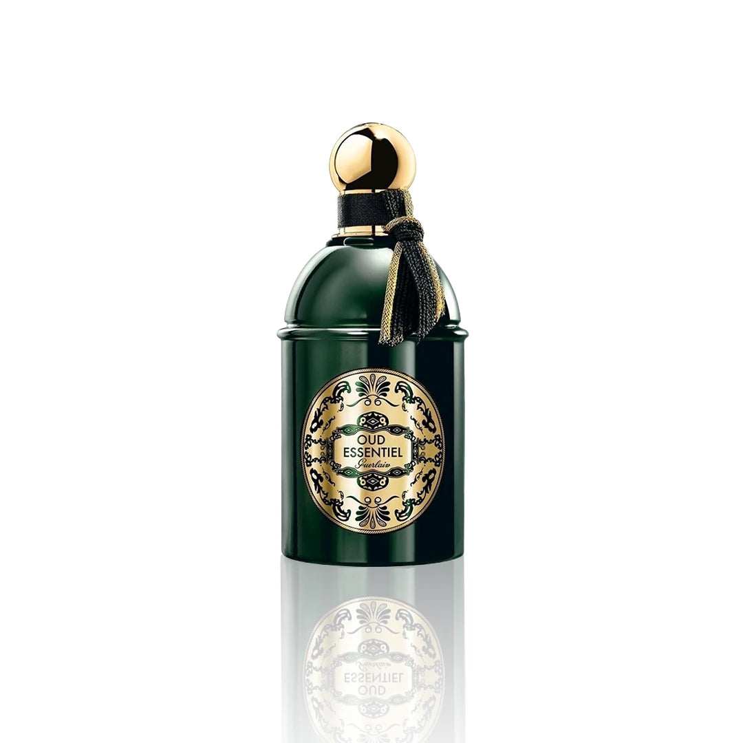 Guerlain Oud Essentiel Eau de Parfum 125 ml Flakon auf weißem Hintergrund