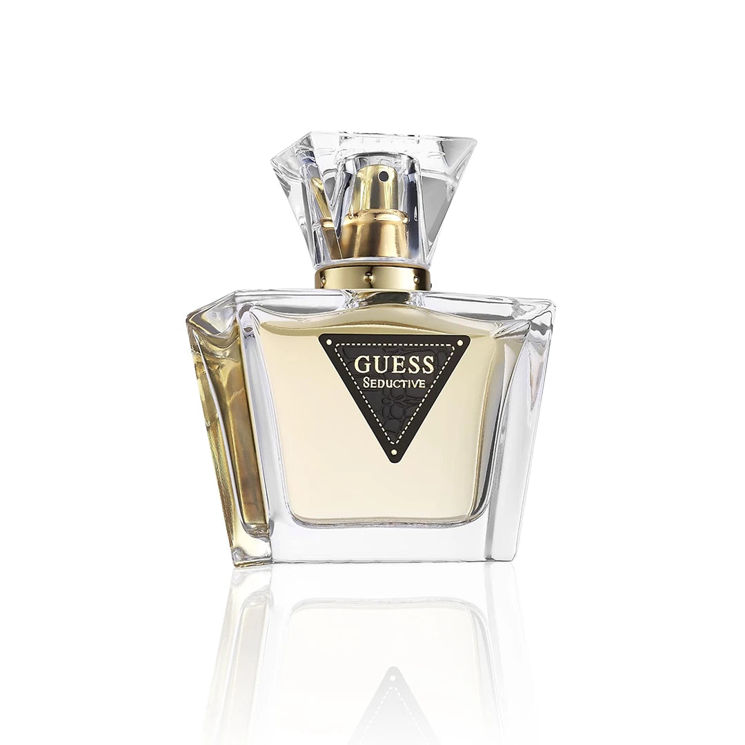 Guess Seductive Eau de Toilette 50 ml Flakon auf weißem Hintergrund