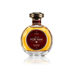 Hayari Only For Him Eau de Parfum 100 ml Flakon auf weißem Hintergrund